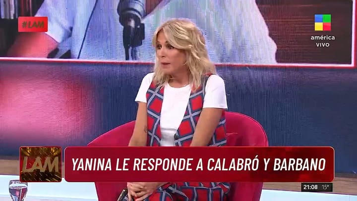 Yanina Latorre apunto contra Marina Calabro