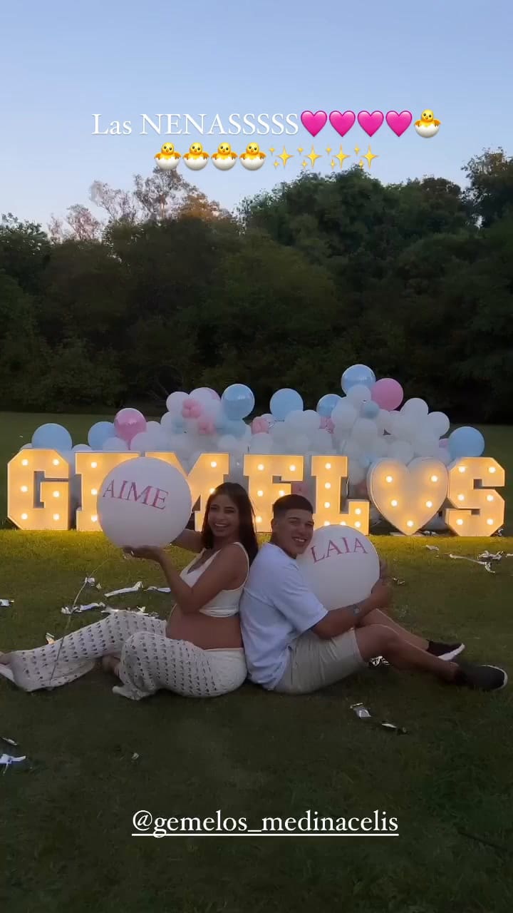 Daniela y Thiago anunciaron los nombres de sus bebés