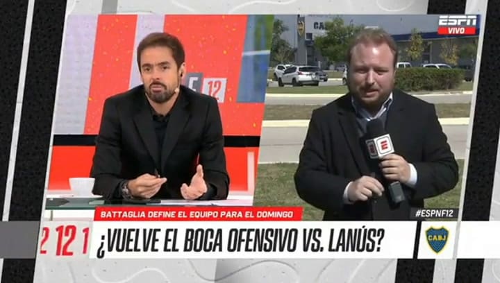 El cruce entre Mariano Closs y el cronista de Boca por el equipo titular