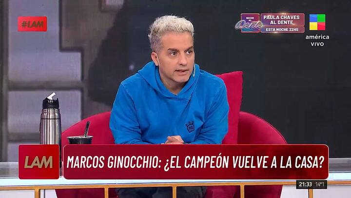 Gran Hermano: Marcos Ginocchio ingresa a la casa