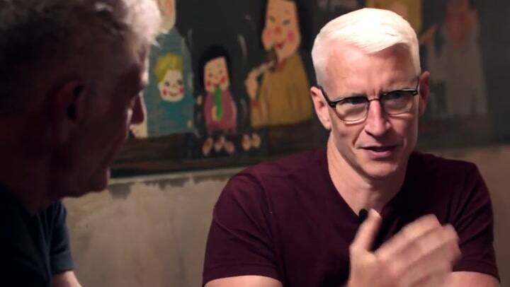 La cena de Bourdain con Obama - Fuente: CNN