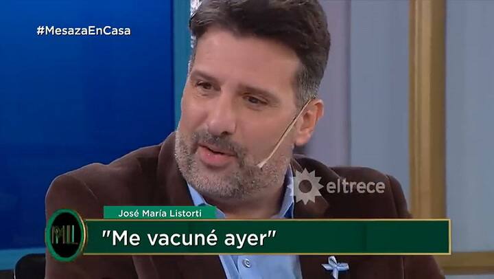 Verónica Llinás sufrió un percance en la mesaza y debió ser asistida - Fuente: eltrece