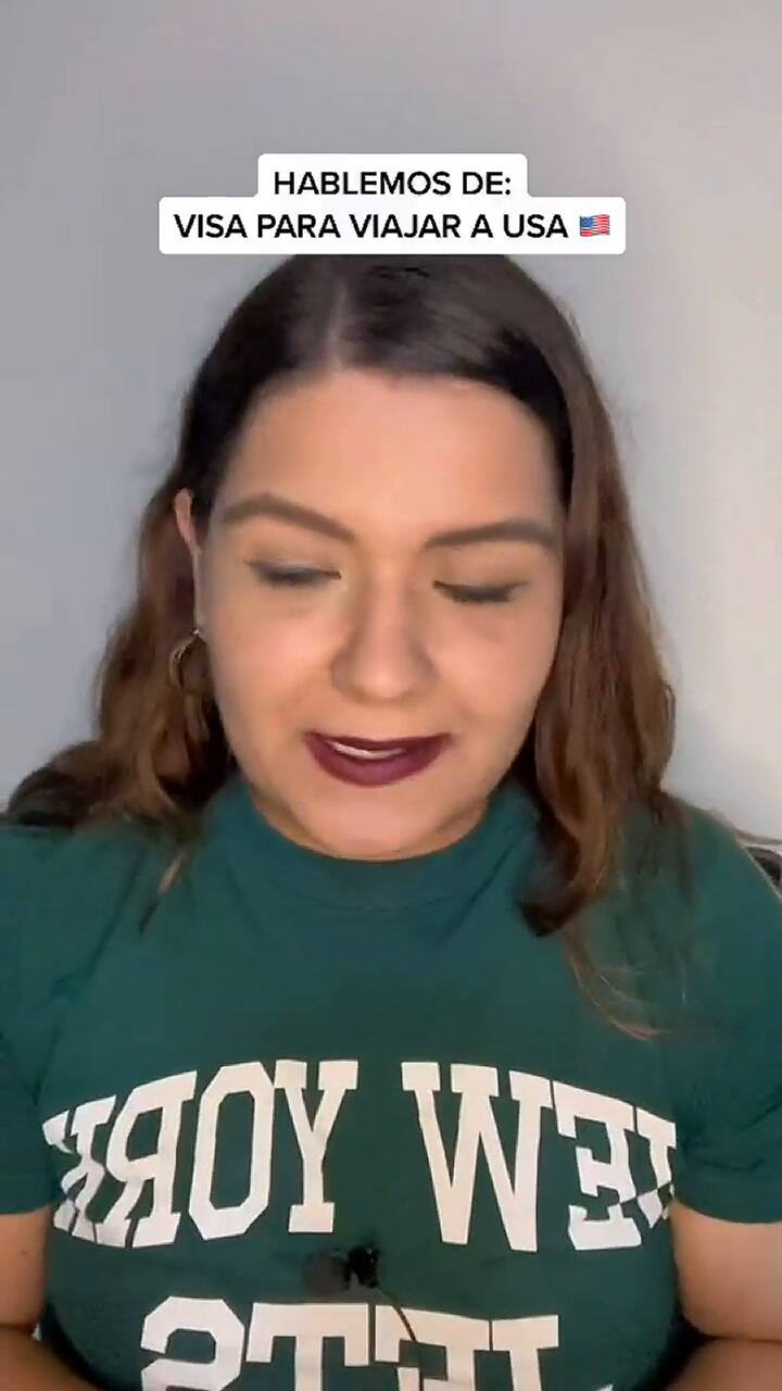 A una tiktoker le dieron una cita para la visa en una semana