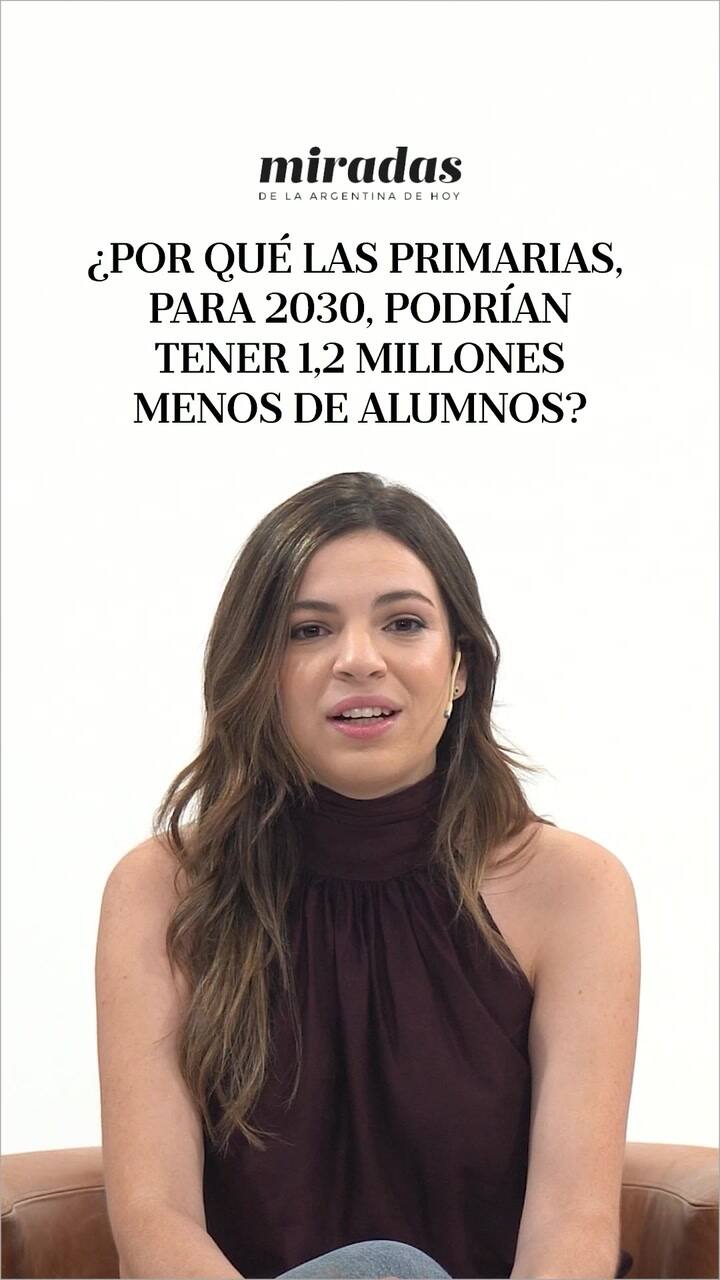 ¿Por qué las primarias, para 2030, podrían tener 1,2 millones de alumnos menos?