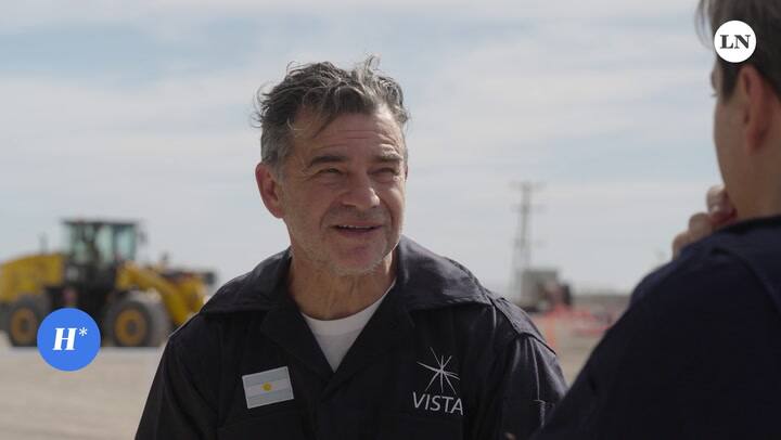 Miguel Galuccio con José del Rio. Exclusivo LA NACION