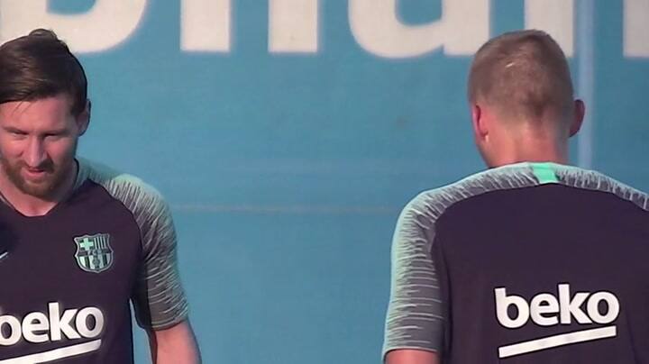 Barcelona se pone a prueba para el clásico sin Messi - Fuente: AFP