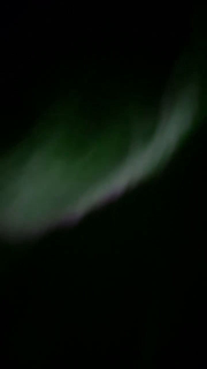 La cantante compartió su emoción por ver auroras boreales durante su viaje