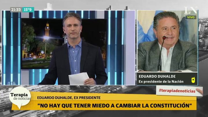 Eduardo Duhalde Los grandes empresarios merecen ser considerados por más que hayan hecho macanas