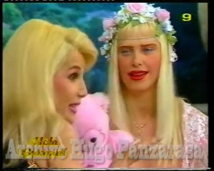 La Cicciolina en Hola Susana, en agosto de 1990