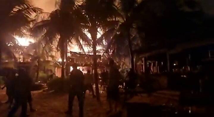 Incendio en dos hoteles de la isla de Holbox