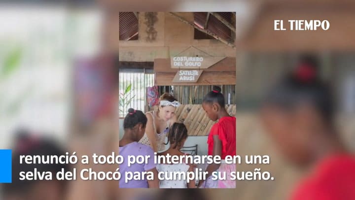 La historia de Alejandra Liévano, la joven que dejó todo y se internó en la selva