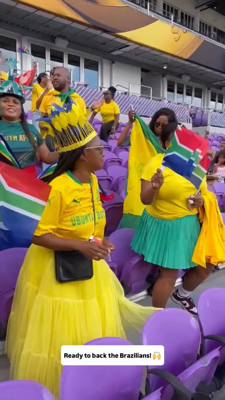 La hinchada de Mamelodi Sundouwns le puso color al partido del Mundial de Clubes