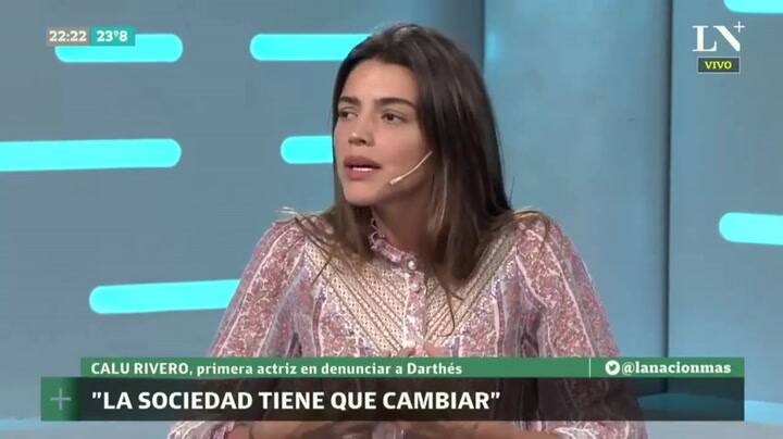 Calu Rivero sobre sus acusaciones contra Darthés