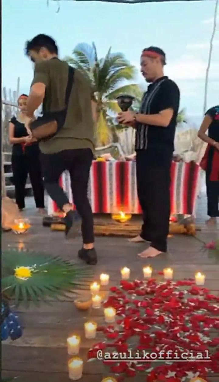 Cómo fue el compromiso de Caniggia y Bonelli en Tulum - Fuente: Instagram