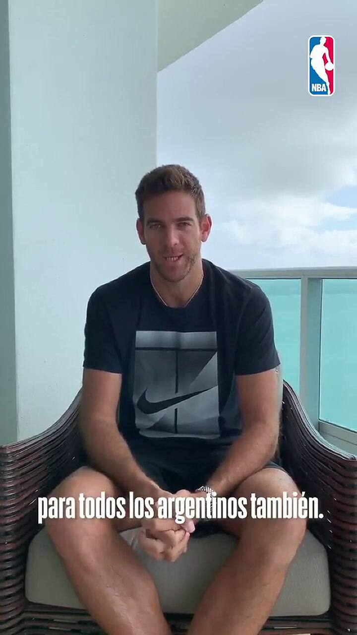 El saludo de Del Potro para Manu