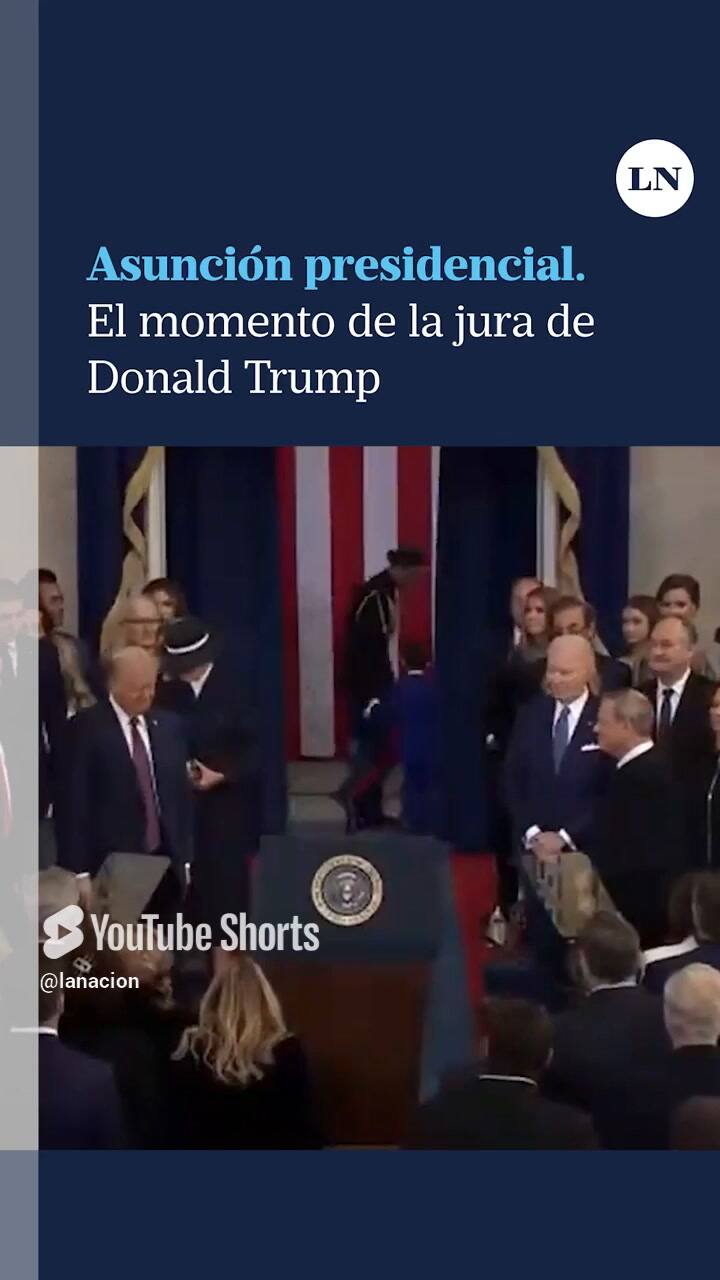 Así Fue El Momento De La Jura Presidencial De Donald Trump