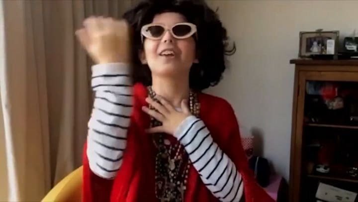 La imitación de Jesús, la nieta de Graciela Borges, de su abuela - Fuente: Instagram