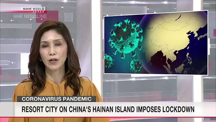 China confina a 80.000 turistas en una isla paradisíaca