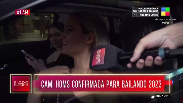 Por qué Cami Homs aceptó estar en el Bailando luego de rechazar la primera invitación