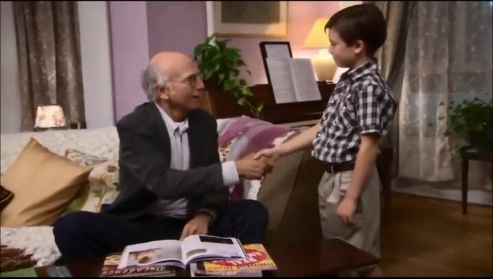 Curb Your Enthusiasm: Larry junto al pequeño Greg