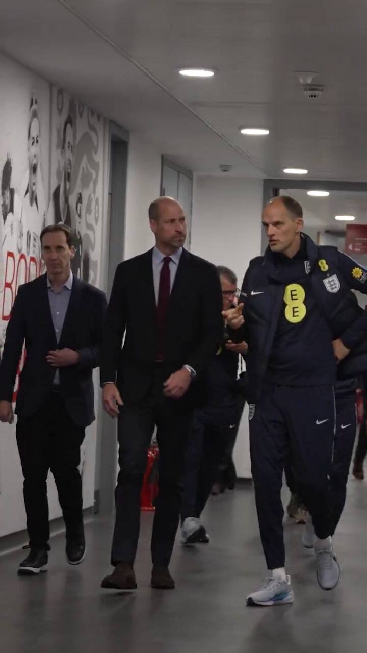 El mensaje del príncipe William a los jugadores de la selección de Inglaterra