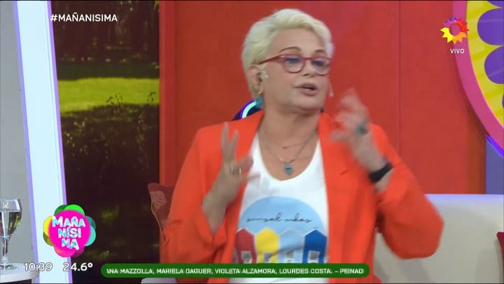 Carmen Barbieri dio a conocer el problema de salud de padece