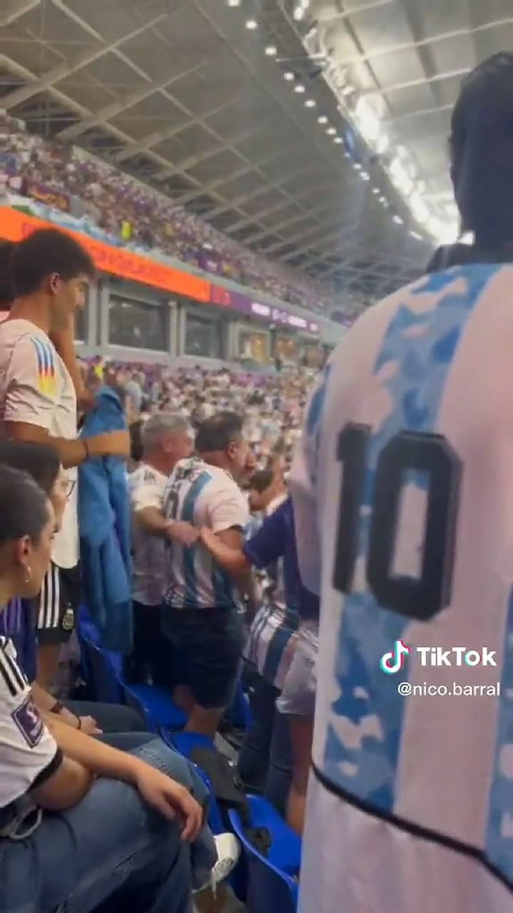 La emoción de Gustavo, padre de Julián Álvarez, tras la victoria de Argentina ante Polonia