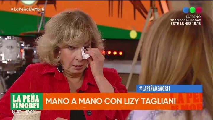 La dura confesión de Lizy Tagliani en La Peña de Morfi