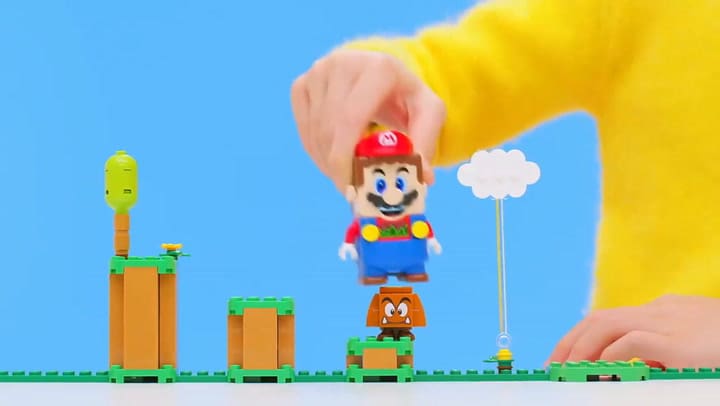 El ser de Lego para construir niveles caseros de Super Mario