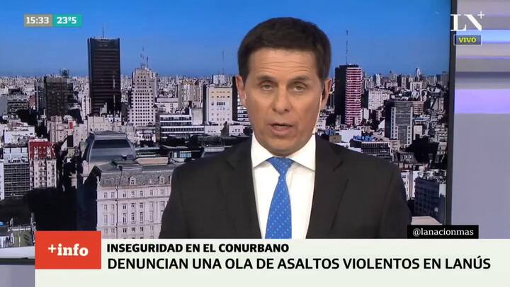 Inseguridad en el conurbano: denuncian una ola de asaltos violentos en Lanús