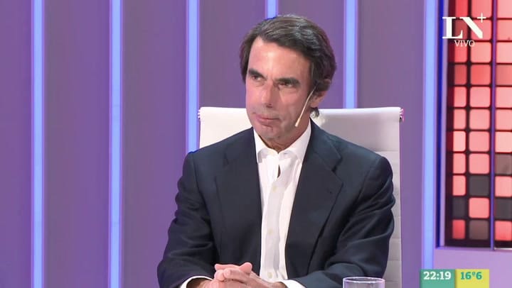 José María Aznar: “Los países desean que a la Argentina le vaya bien”