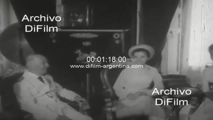 Isabel Perón visita a Francisco Franco en junio de 1975