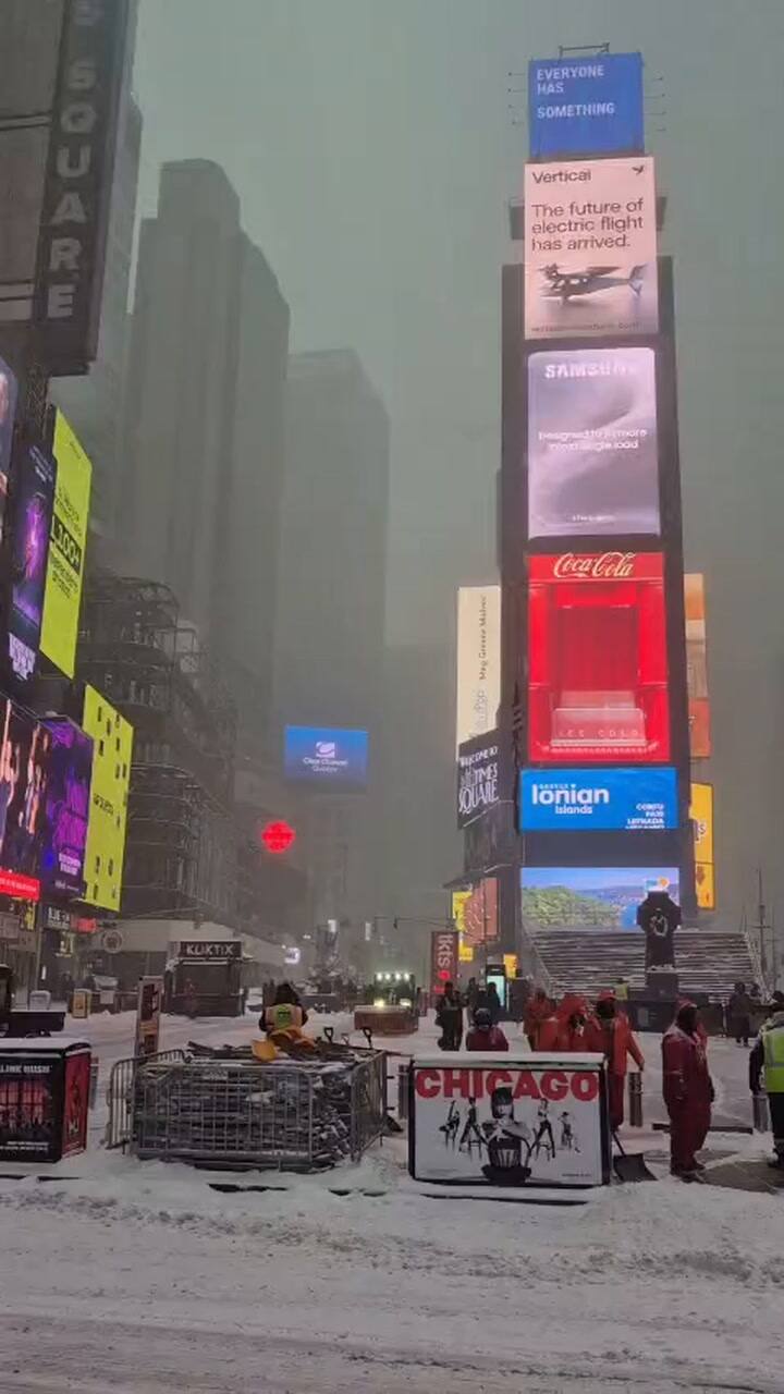 Tormenta invernal en NYC: los que mantienen la ciudad en funcionamiento