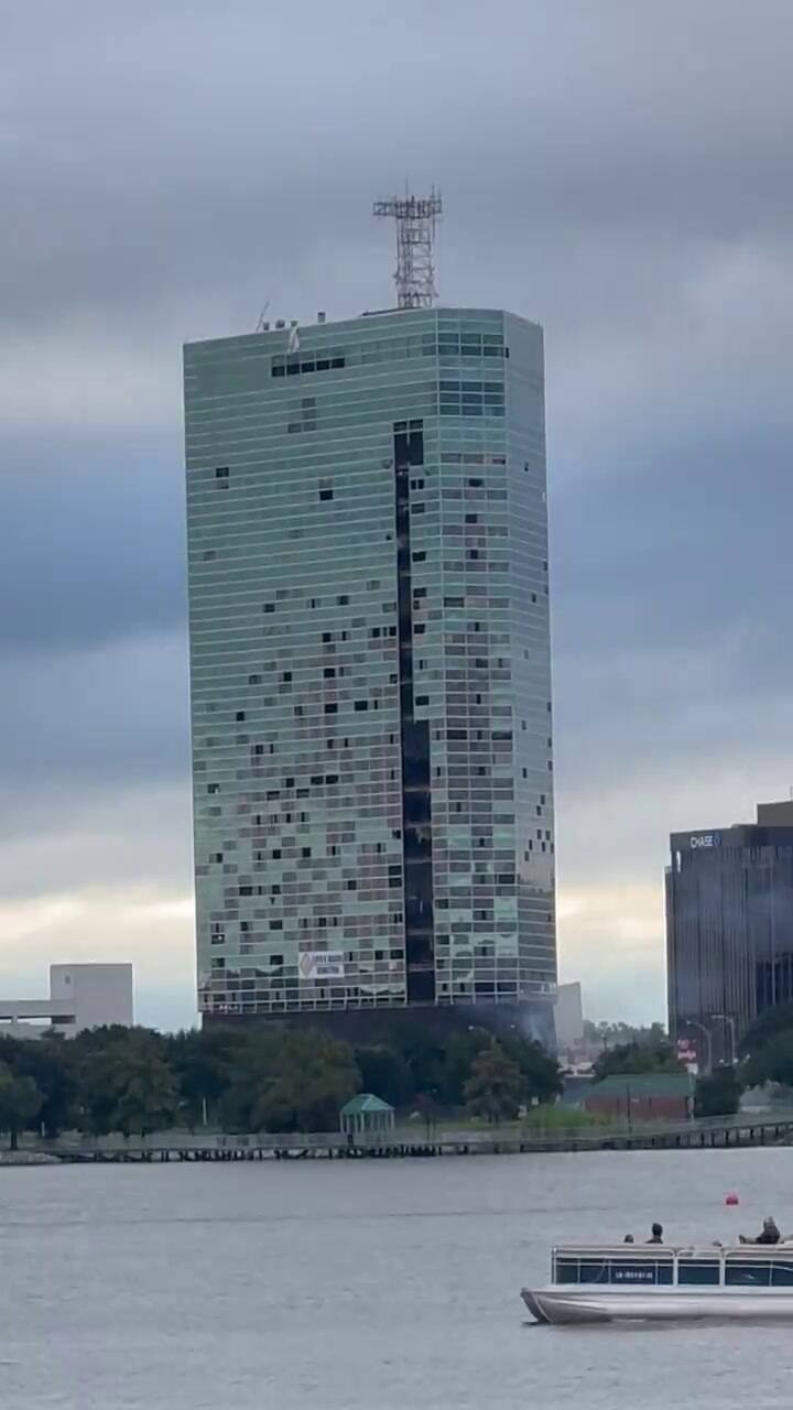 Hertz Tower implosion