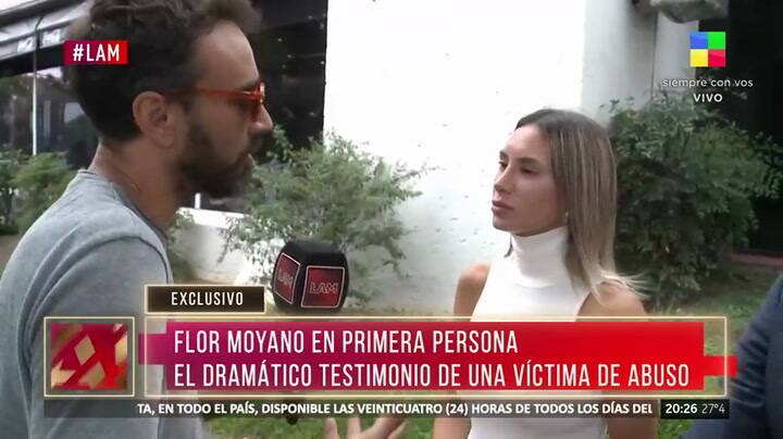 Flor Moyano se quebró después de ratificar su denuncia a Juan Martino: “Fue manipulándome y me sometió”