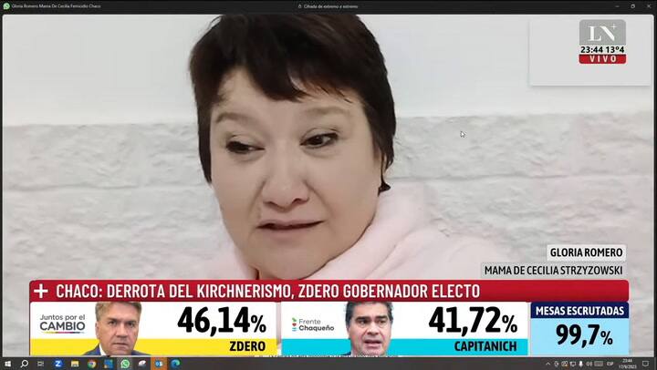 Chaco: en exclusiva, habla la mamá de Cecilia y Patricia Bullrich