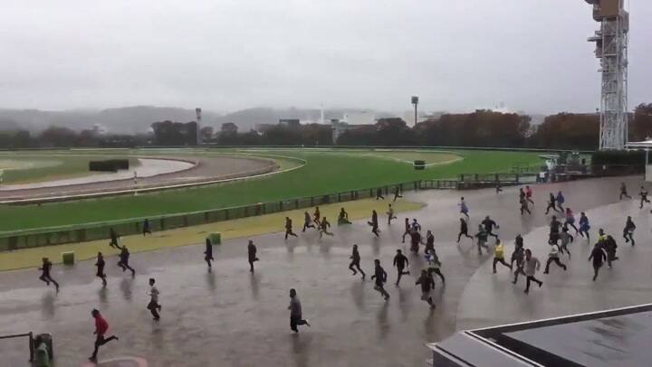 El ingreso el día de la Japan Cup - Fuente: Twitter