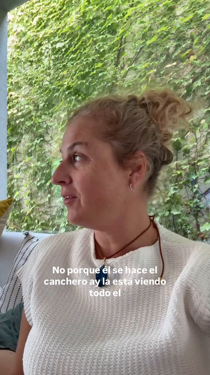 Delfina Peña junto a Tomás, su marido