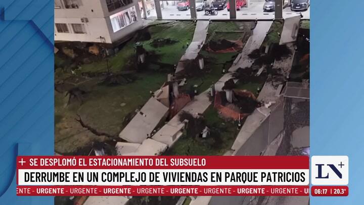 Derrumbe en Parque Patricios