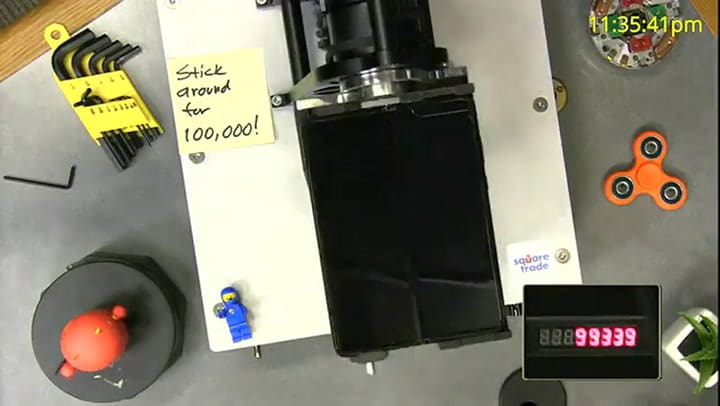 Este fue el testeo que hizo CNET con el Galaxy Fold. Fuente: Youtube