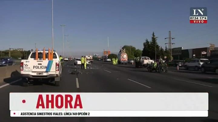 Panamericana: una mujer murió por un choque múltiple en el kilómetro 17