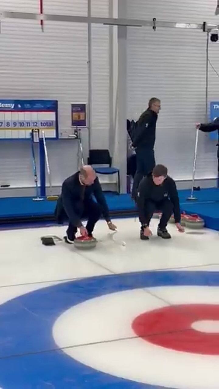 El príncipe William de Inglaterra es fanático del curling
