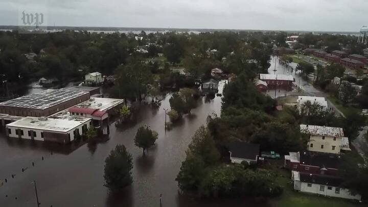 El impacto del huracán Florence en Carolina del Norte - Fuente: Washington Post