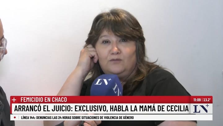 El testimonio de Gloria Romero, la madre de Cecilia Strzyzowski