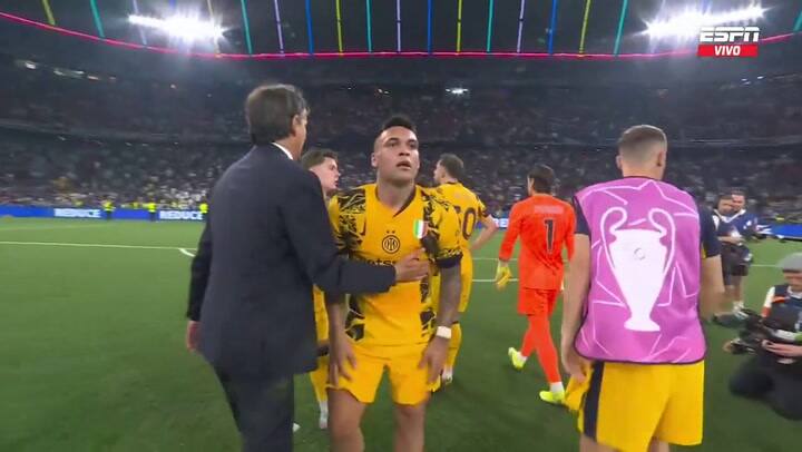 Lautaro Martínez conmovió a todos tras perder la Champions