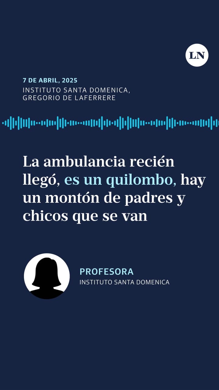 Una alumna atacó a su compañera con un cuchillo en un colegio de Laferrere