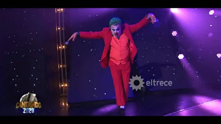 Miguel Ángel Rodríguez y Lula Rosenthal se lucieron cantando 'That's life' - Fuente: eltrece