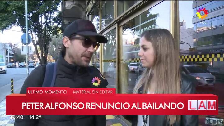 Peter Alfonso renunció al Bailando