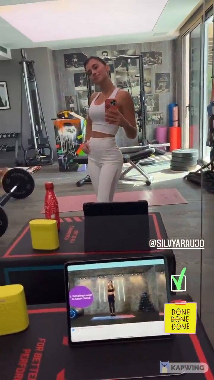 Antonela reveló quién la acompaña durante sus entrenamientos