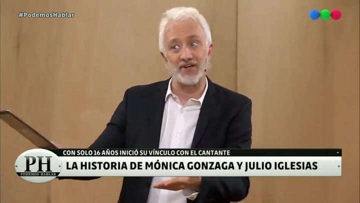 El romance prohibido de Mónica Gonzaga y Julio Iglesias - Fuente: telefé